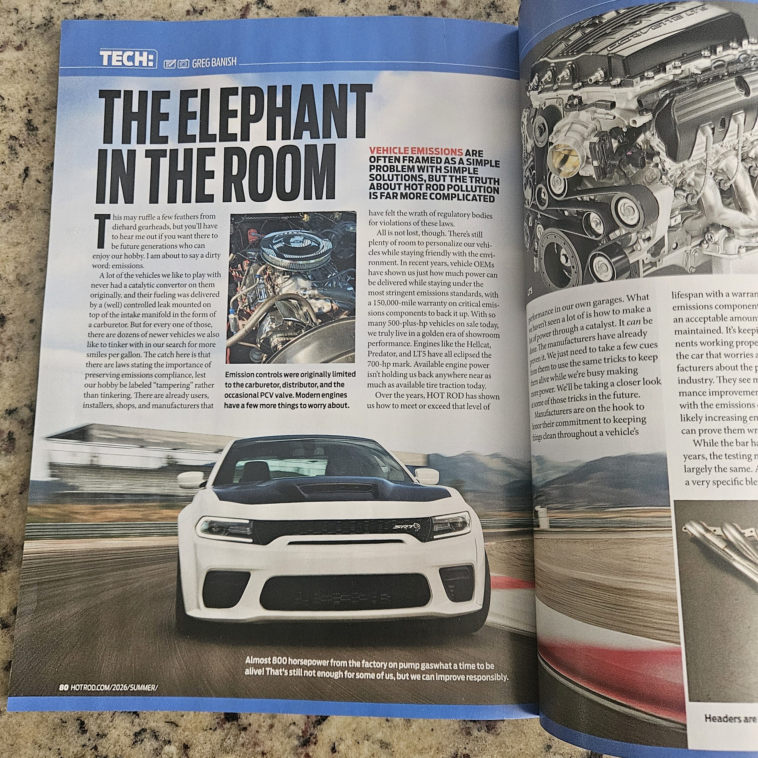 Elephant in the Room article in Hot Rod